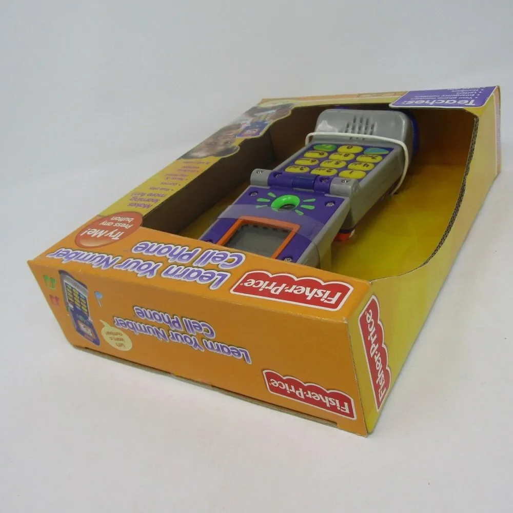 Fisher-Price Learn Your Number Cell Phone Electronic Learning Toy Kids NEW 2010